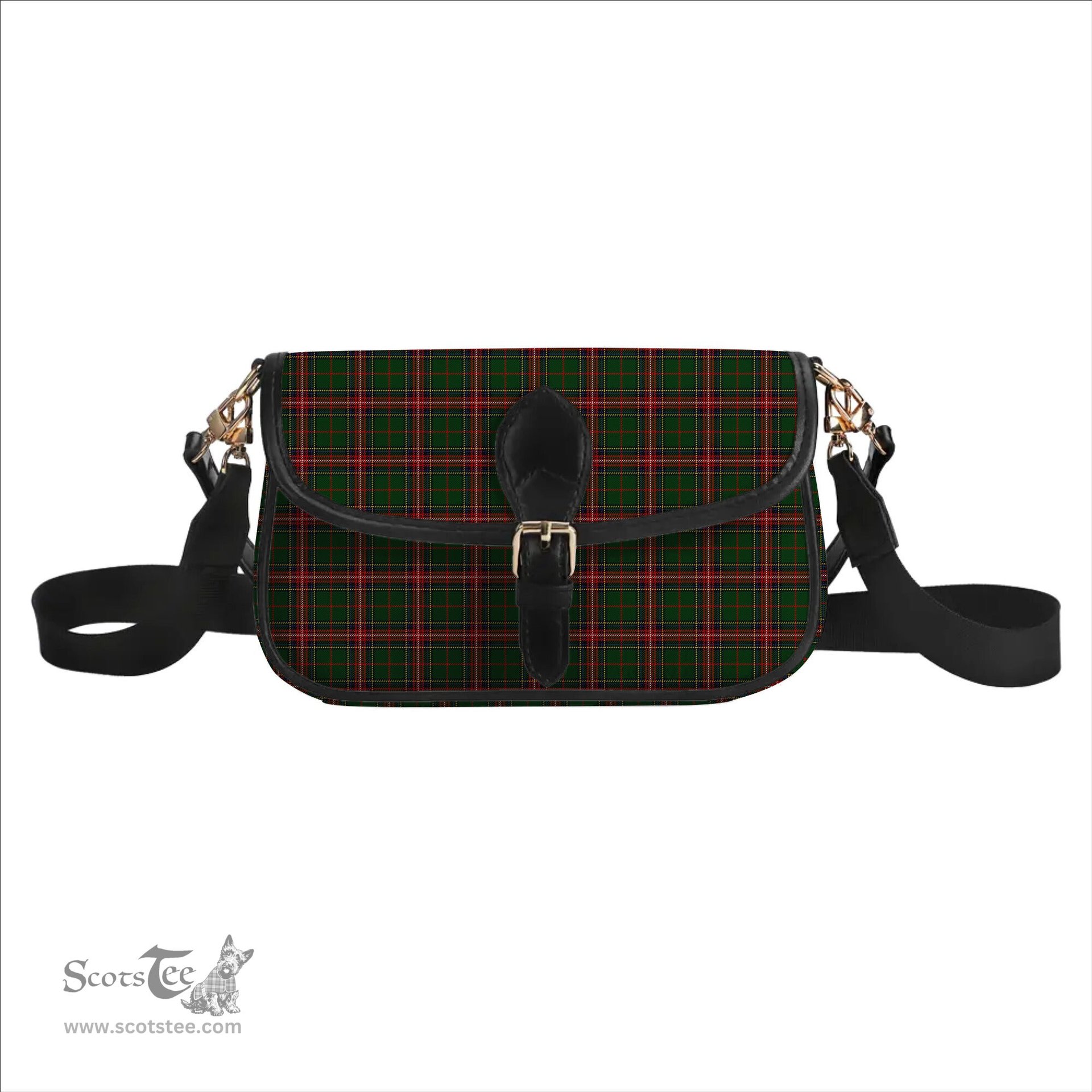 ScotsTee Shop Scottish King George VI Tartan Women's Chain Crossbody Bag Square Bag