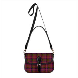 ScotsTee Shop Scottish MacIntyre Modern Tartan Women's Chain Crossbody Bag Square Bag