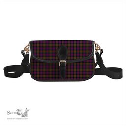 ScotsTee Shop Scottish MacDonald Modern Tartan Women's Chain Crossbody Bag Square Bag