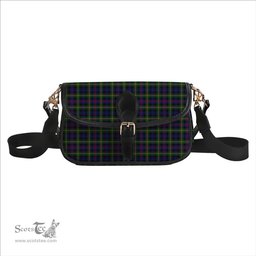 ScotsTee Shop Scottish MacKenzie Morgan Tartan Women's Chain Crossbody Bag Square Bag
