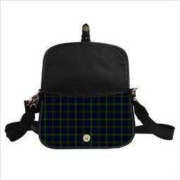 ScotsTee Shop Scottish MacEwen Modern SC Tartan Women's Chain Crossbody Bag Square Bag