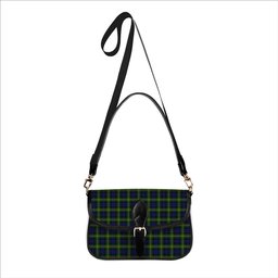 ScotsTee Shop Scottish Gordon of Esselmont Tartan Women's Chain Crossbody Bag Square Bag