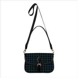 ScotsTee Shop Scottish MacEwen Modern Tartan Women's Chain Crossbody Bag Square Bag
