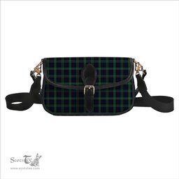 ScotsTee Shop Scottish MacEwen Modern Tartan Women's Chain Crossbody Bag Square Bag
