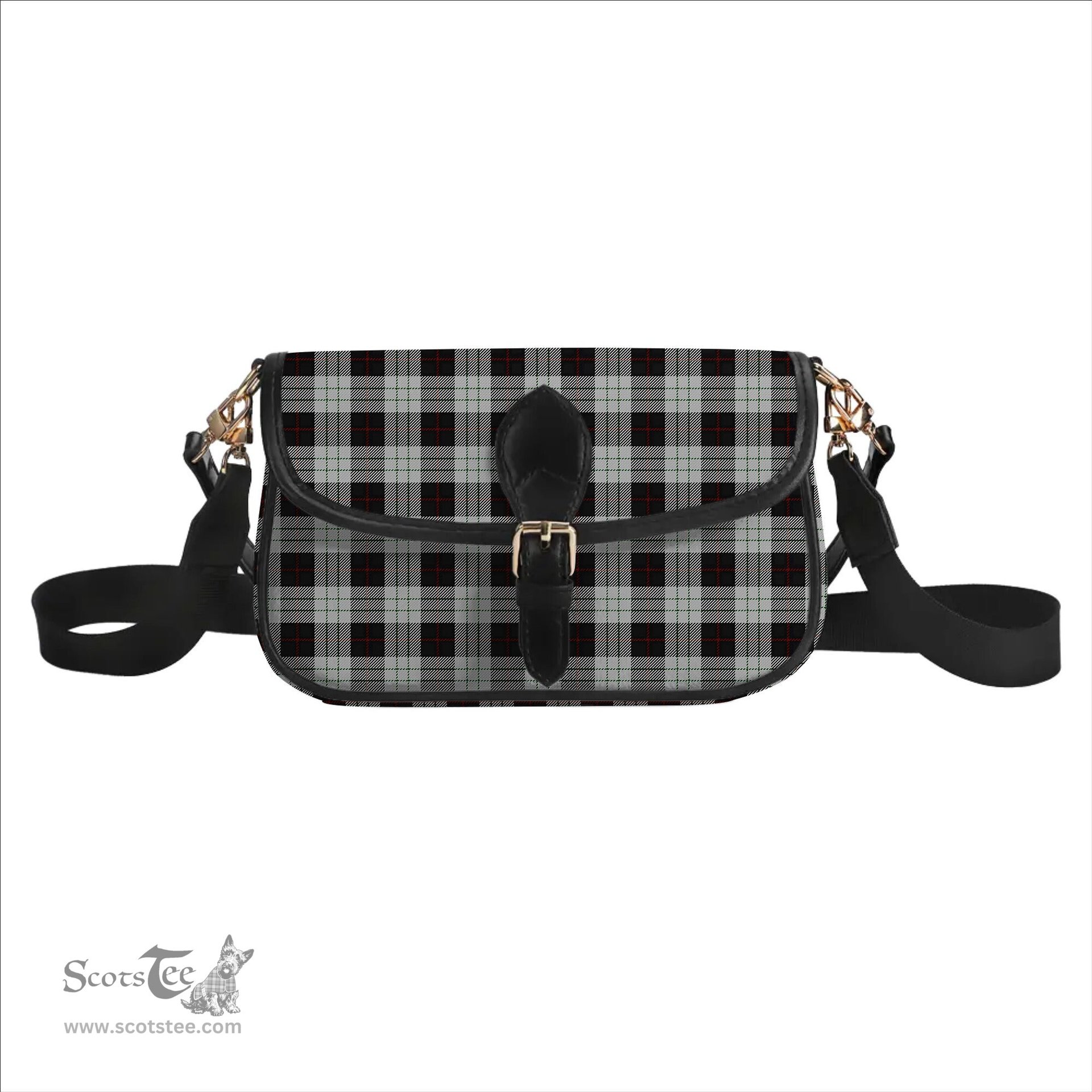 ScotsTee Shop Scottish Kierson Tartan Women's Chain Crossbody Bag Square Bag