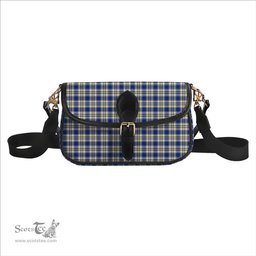 ScotsTee Shop Scottish Livingstone Dress Modern Tartan Women's Chain Crossbody Bag Square Bag