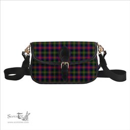 ScotsTee Shop Scottish Logan Modern Tartan Women's Chain Crossbody Bag Square Bag