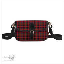 ScotsTee Shop Scottish MacGowan Modern Tartan Women's Chain Crossbody Bag Square Bag