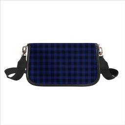ScotsTee Shop Scottish MacKay Blue Modern Tartan Women's Chain Crossbody Bag Square Bag