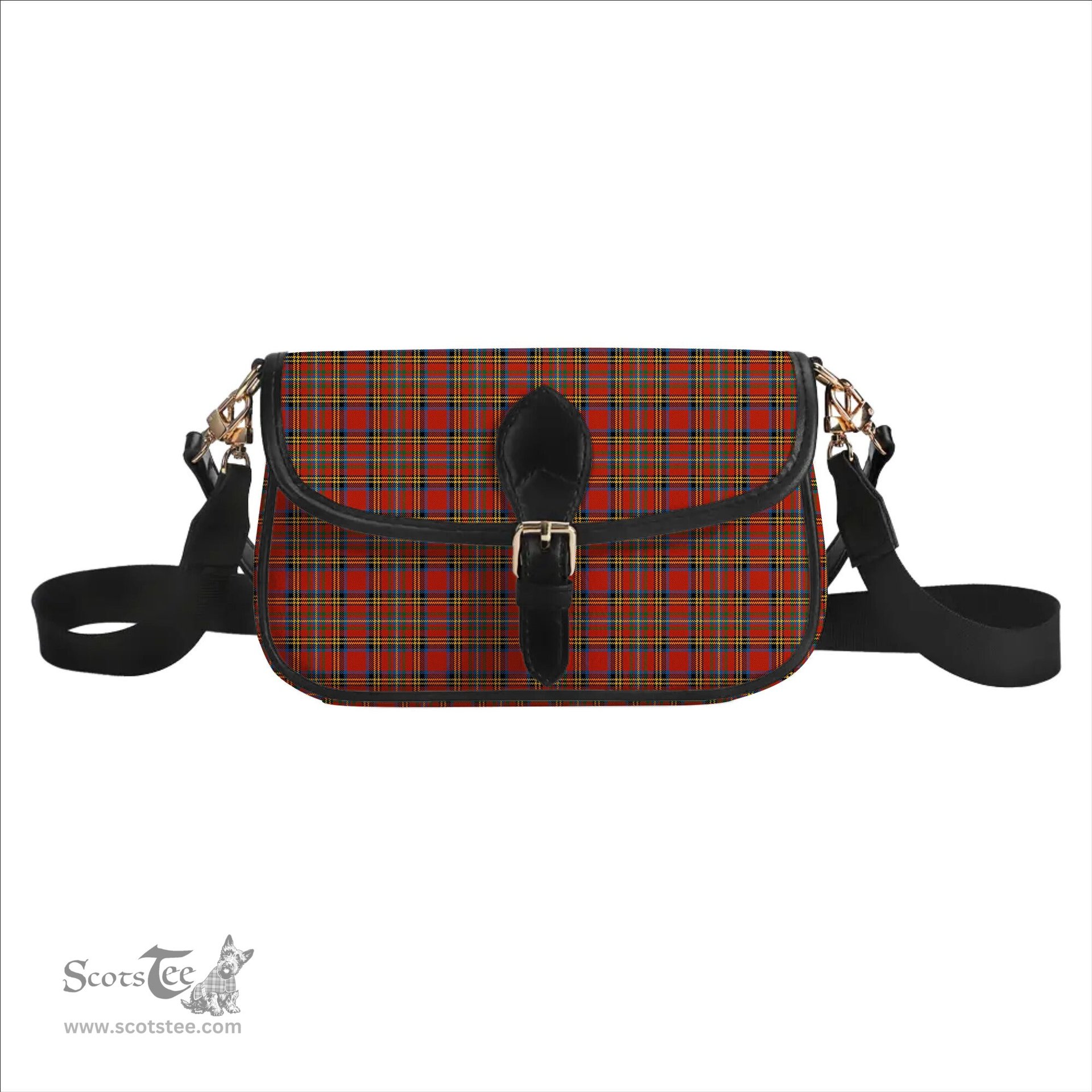 ScotsTee Shop Scottish Hepburn Ancient Tartan Women's Chain Crossbody Bag Square Bag