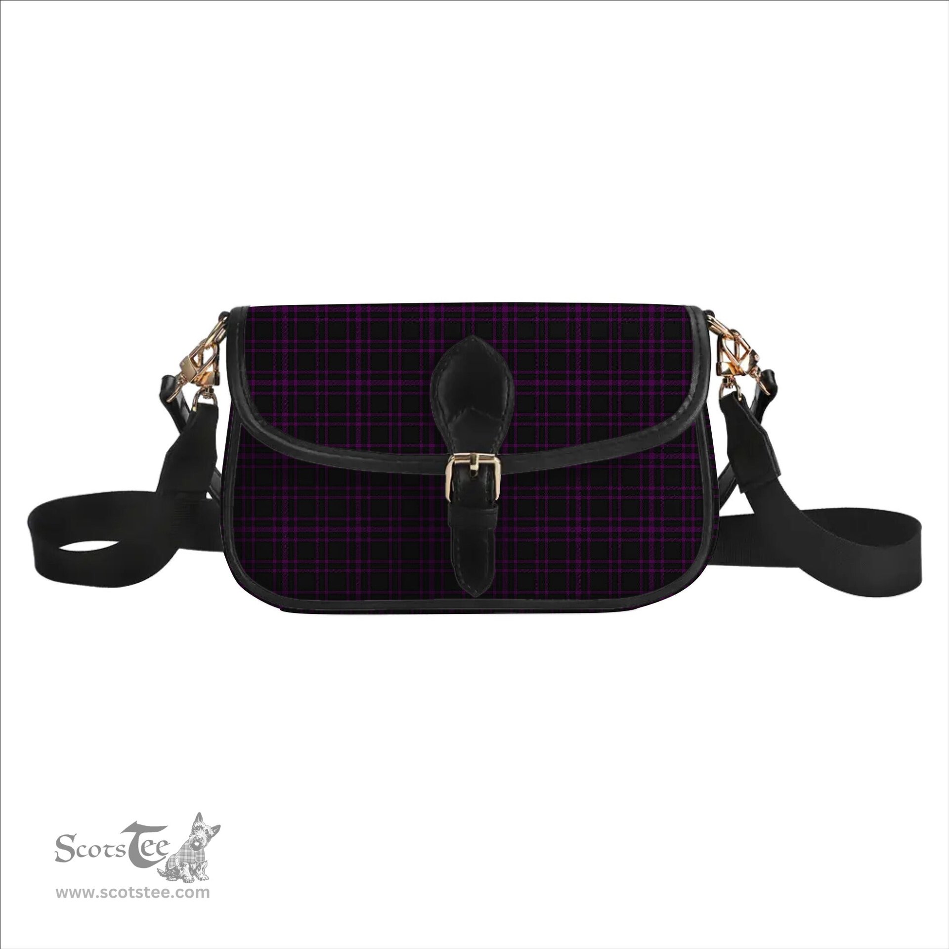 ScotsTee Shop Scottish Leonard Hunting Tartan Women's Chain Crossbody Bag Square Bag