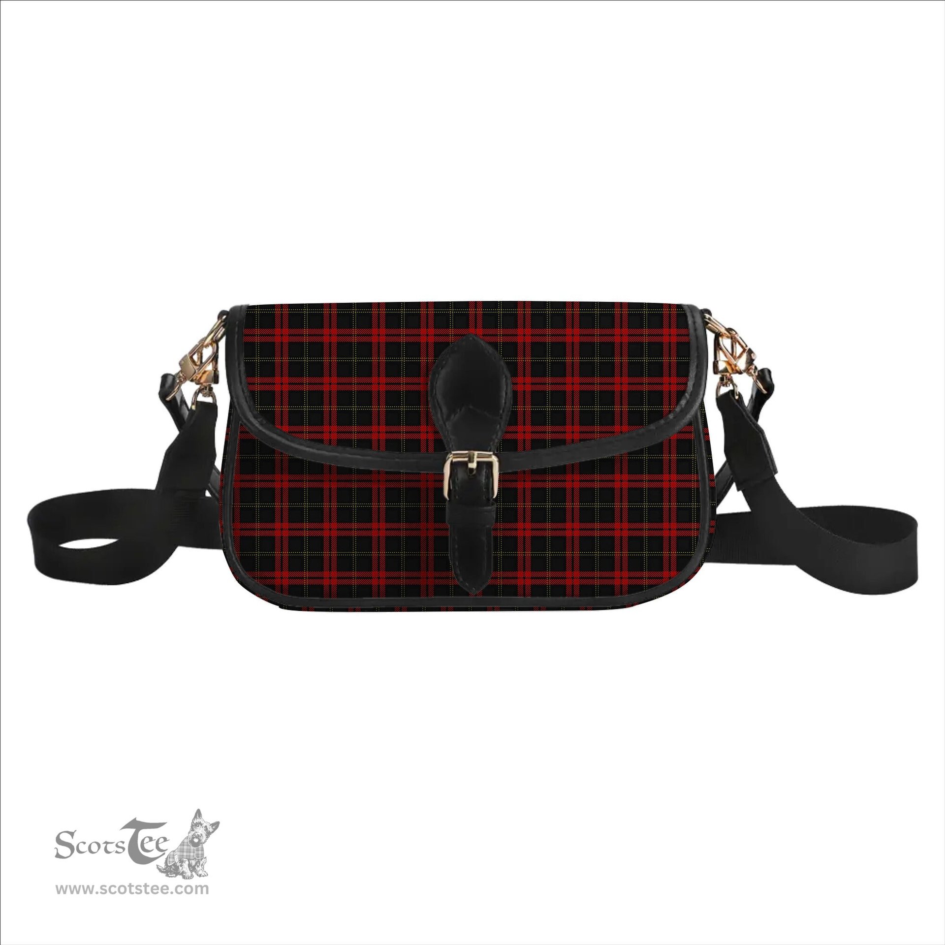 ScotsTee Shop Scottish Harvie Tartan Women's Chain Crossbody Bag Square Bag