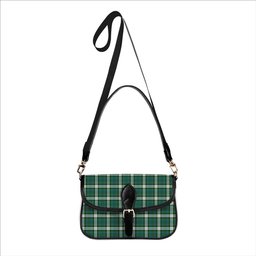 ScotsTee Shop Scottish MacInnes Dress Ancient Tartan Women's Chain Crossbody Bag Square Bag
