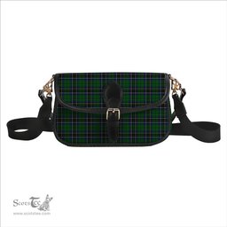 ScotsTee Shop Scottish MacAlpine 1906 Tartan Women's Chain Crossbody Bag Square Bag
