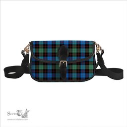 ScotsTee Shop Scottish Guthrie Ancient Tartan Women's Chain Crossbody Bag Square Bag