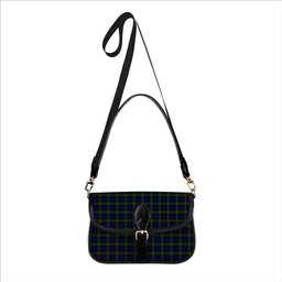ScotsTee Shop Scottish Gunn Modern Tartan Women's Chain Crossbody Bag Square Bag