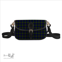 ScotsTee Shop Scottish Gunn Modern Tartan Women's Chain Crossbody Bag Square Bag