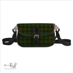 ScotsTee Shop Scottish MacAlister of Glenbarr Hunting Tartan Women's Chain Crossbody Bag Square Bag
