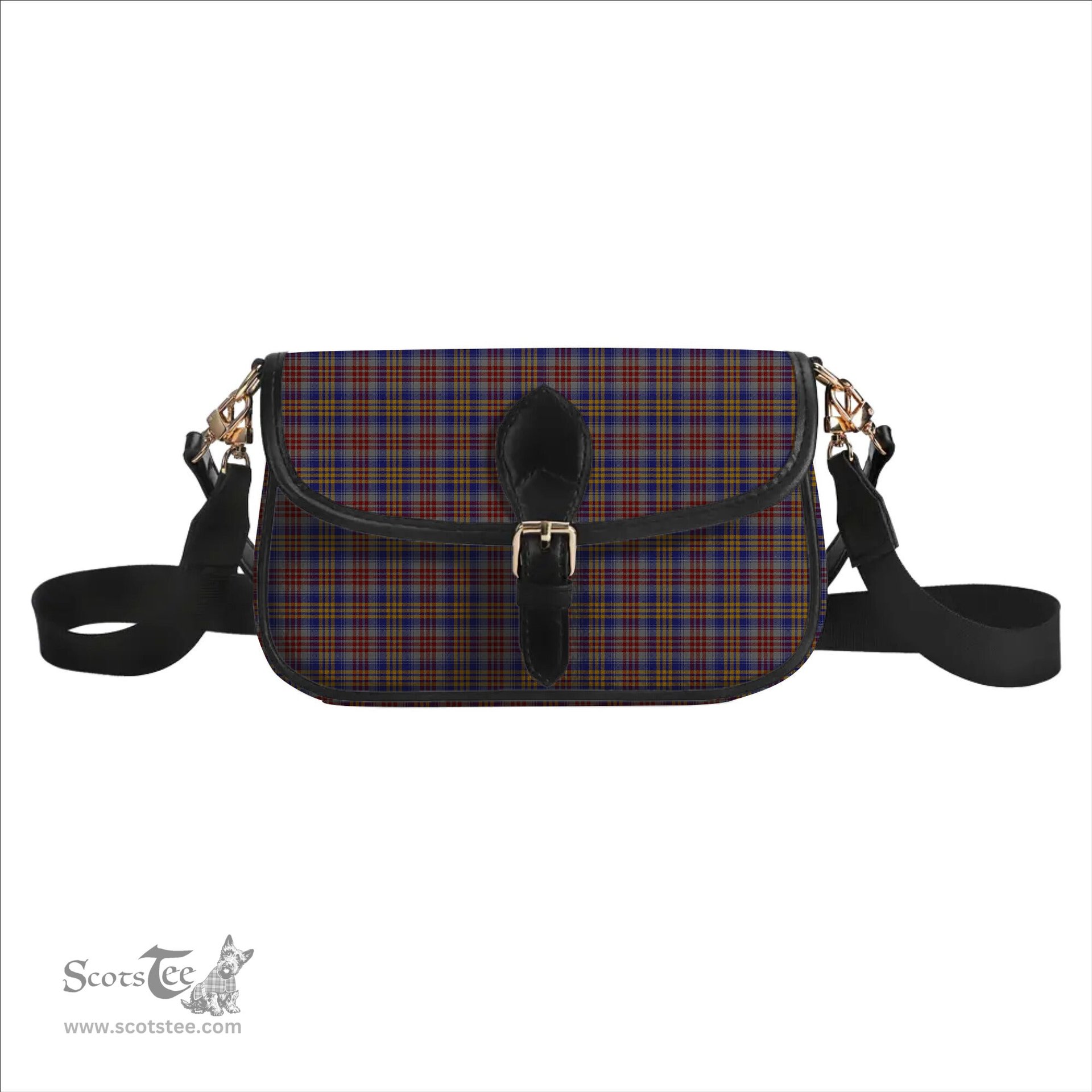 ScotsTee Shop Scottish Lysaght Tartan Women's Chain Crossbody Bag Square Bag
