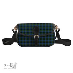 ScotsTee Shop Scottish Mackenzie Tartan Women's Chain Crossbody Bag Square Bag