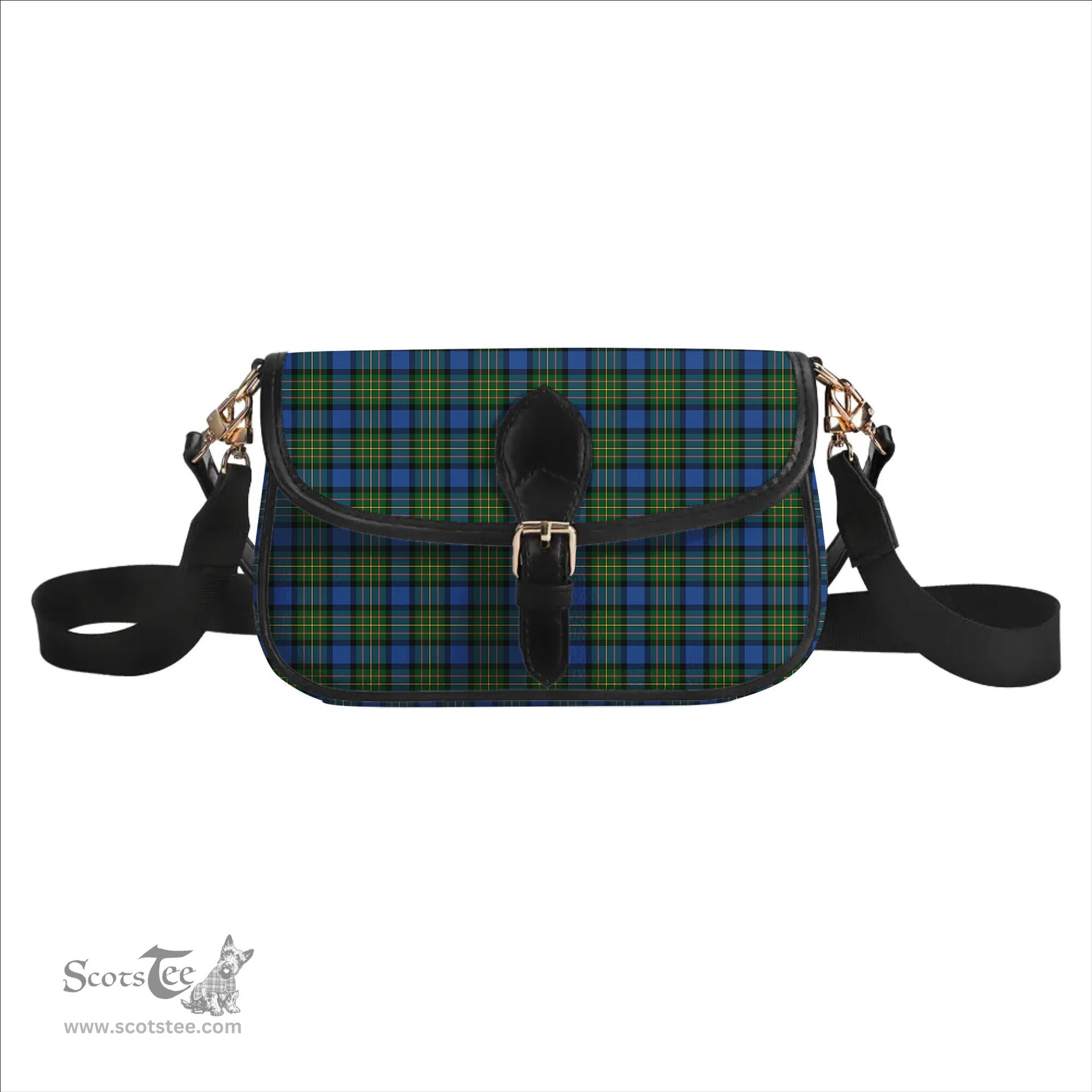 ScotsTee Shop Scottish MacLaren Ancient Tartan Women's Chain Crossbody Bag Square Bag
