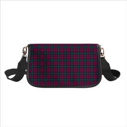 ScotsTee Shop Scottish Lindsay #2 Modern Clan Tartan Women's Chain Crossbody Bag Square Bag
