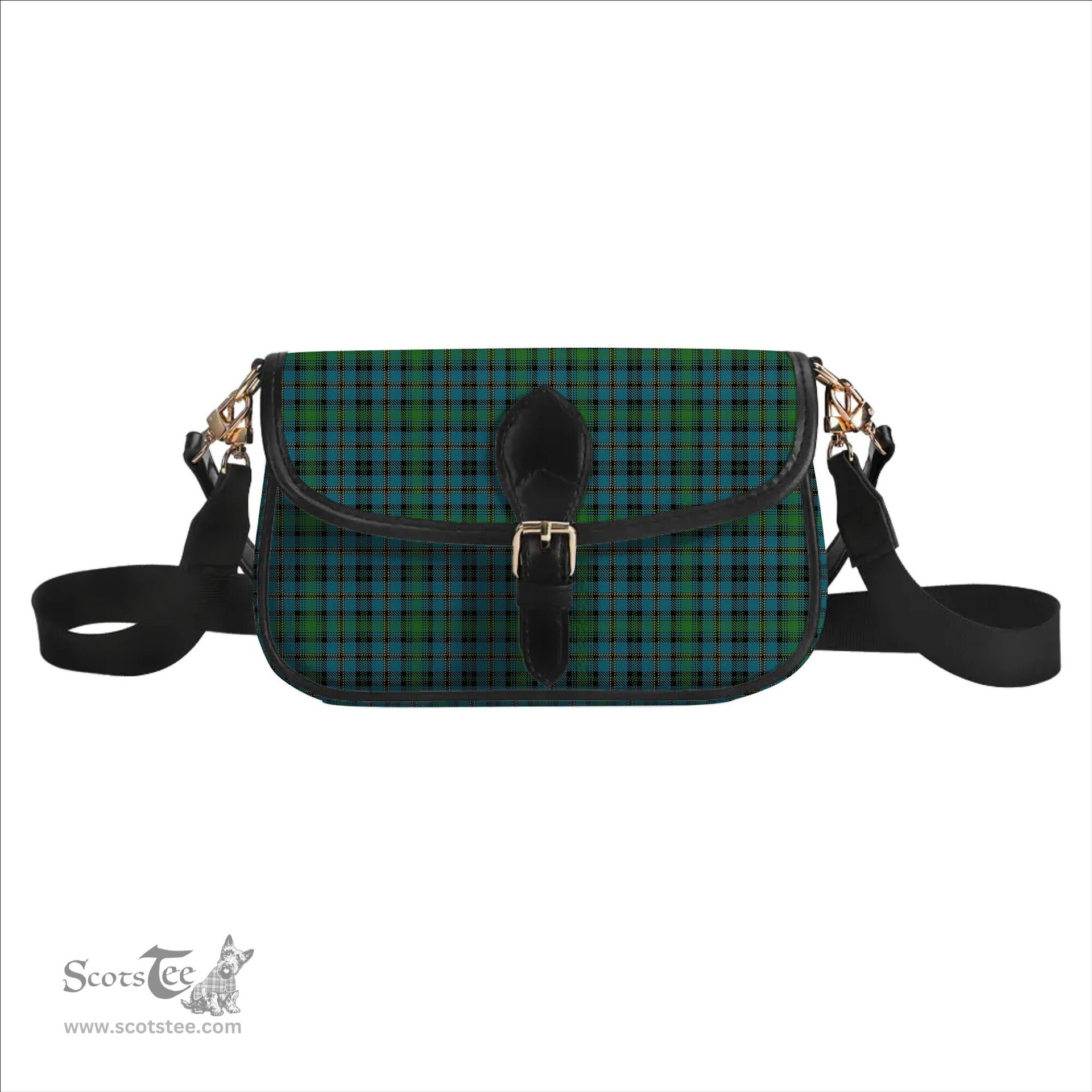 ScotsTee Shop Scottish Hope Vere Ancient Clan Tartan Women's Chain Crossbody Bag Square Bag