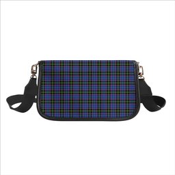 ScotsTee Shop Scottish Lang of Sherbrooke Modern Clan Tartan Women's Chain Crossbody Bag Square Bag
