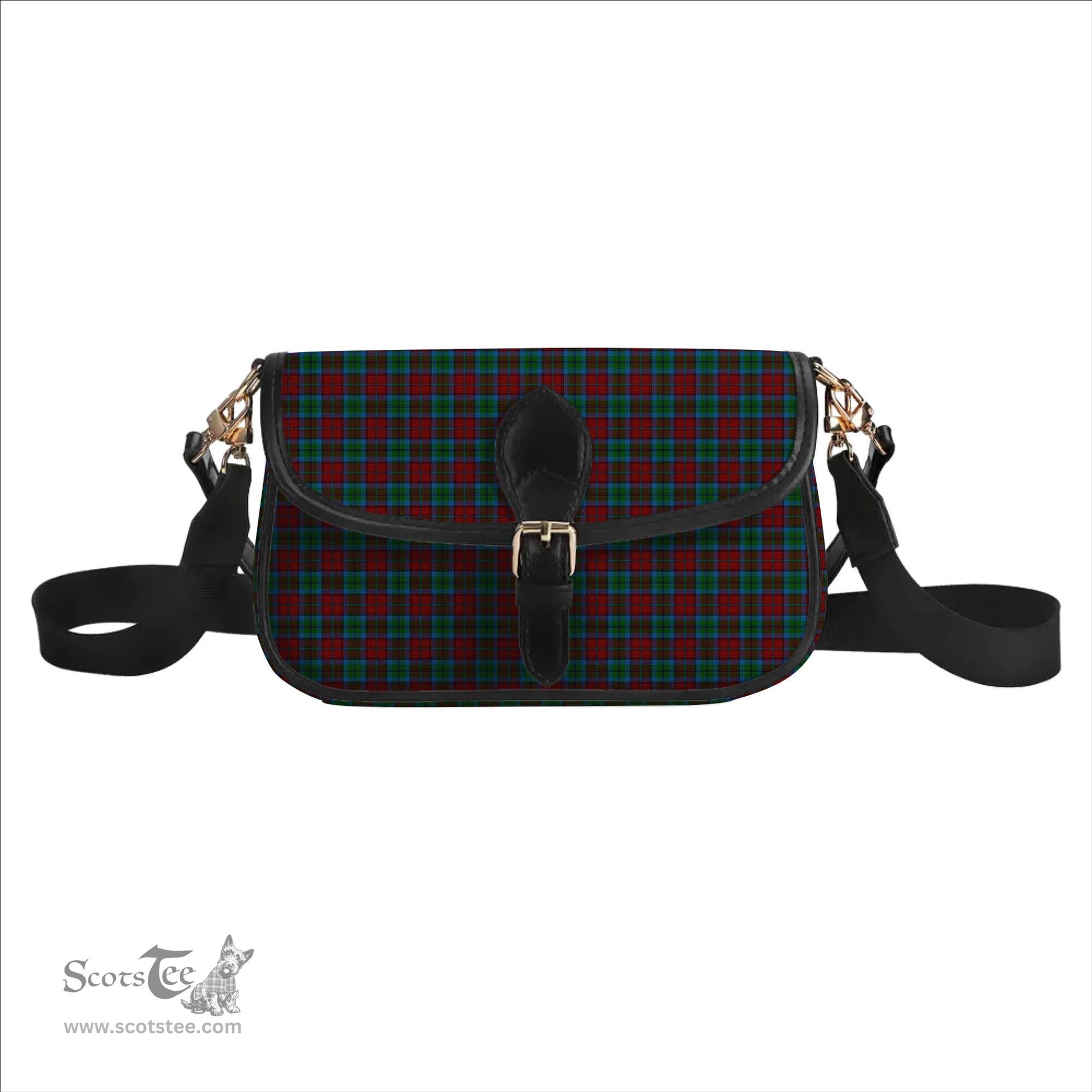 ScotsTee Shop Scottish Christie, Keith & Family Tartan Women's Chain Crossbody Bag Square Bag