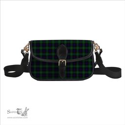 ScotsTee Shop Scottish Jempson MacDonald C & C Tartan Women's Chain Crossbody Bag Square Bag