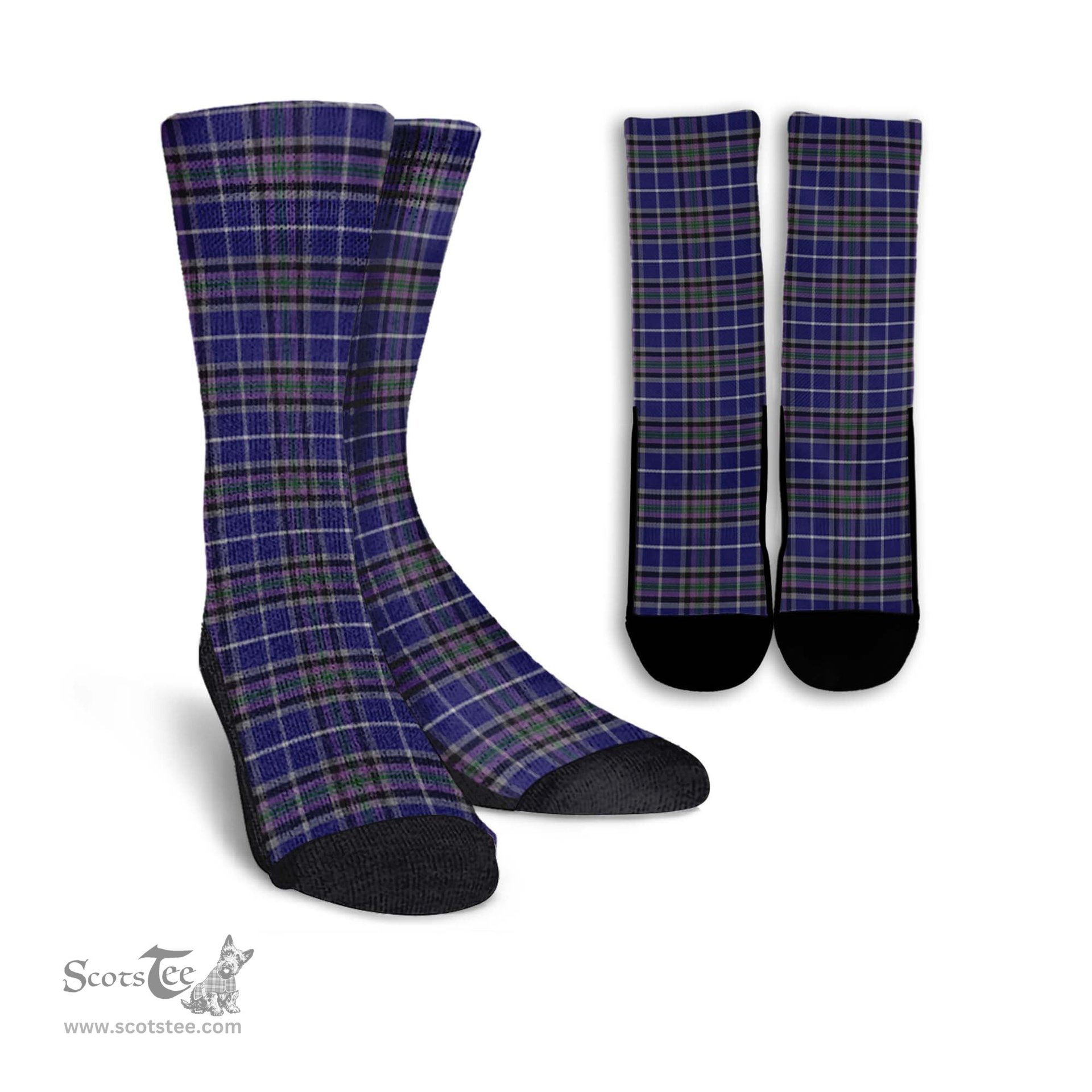 ScotsTee Shop Scottish Alexander of Menstry Clan Tartan Socks For Men & Women