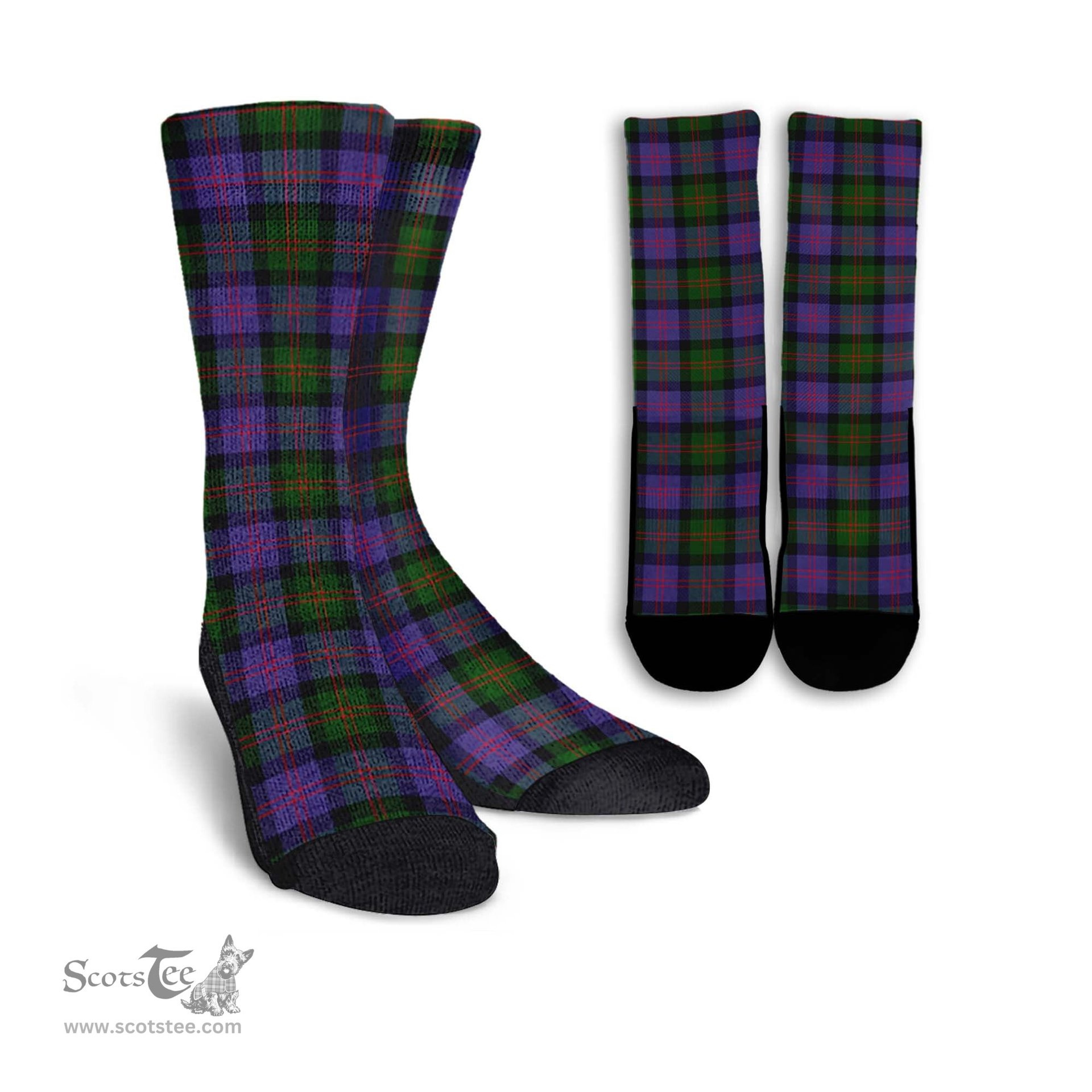 ScotsTee Shop Scottish Blair Modern Clan Tartan Socks For Men & Women