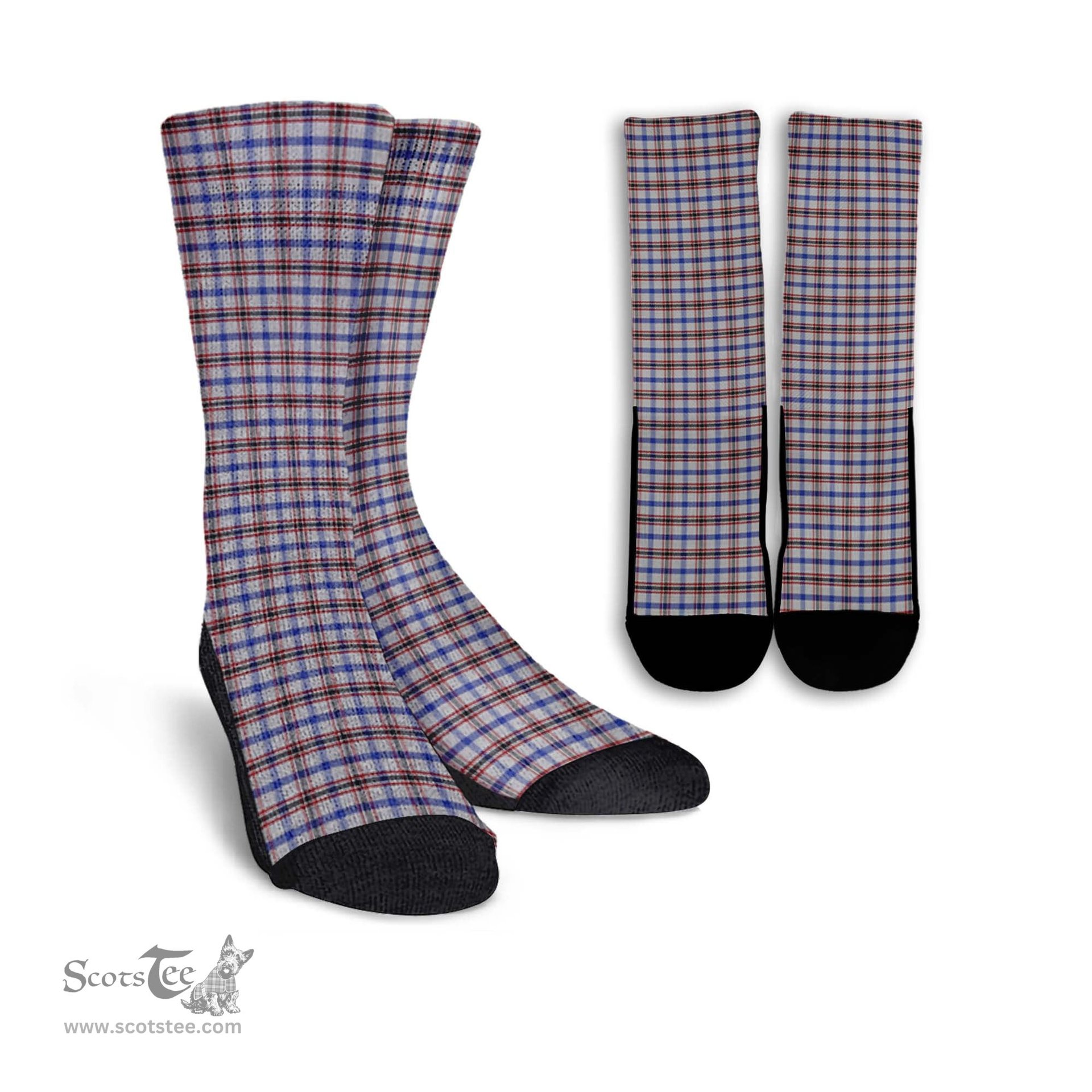 ScotsTee Shop Scottish Boswell Clan Tartan Socks For Men & Women