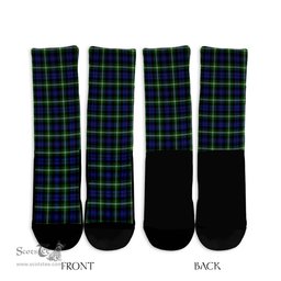 ScotsTee Shop Scottish Baillie Modern Clan Tartan Socks For Men & Women