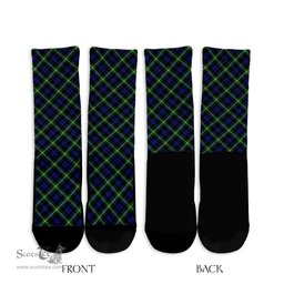 ScotsTee Shop Scottish Baillie Modern Clan Tartan Socks For Men & Women