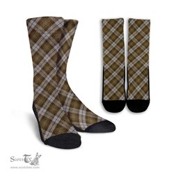 ScotsTee Shop Scottish Baillie Dress Clan Tartan Socks For Men & Women
