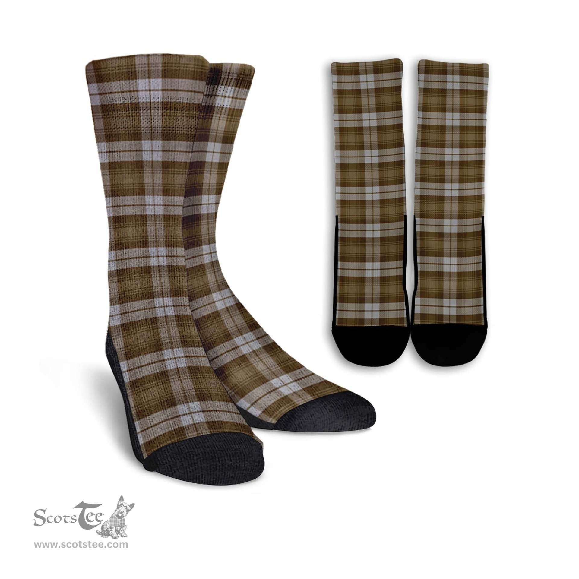 ScotsTee Shop Scottish Baillie Dress Clan Tartan Socks For Men & Women