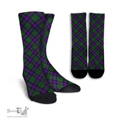 ScotsTee Shop Scottish Armstrong Modern Clan Tartan Socks For Men & Women
