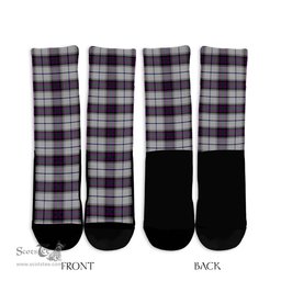 ScotsTee Shop Scottish Alexander of Menstry Dress Clan Tartan Socks For Men & Women