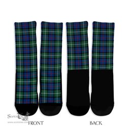 ScotsTee Shop Scottish Davidson of Tulloch Clan Tartan Socks For Men & Women