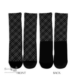 ScotsTee Shop Scottish Drummond Grey Clan Tartan Socks For Men & Women