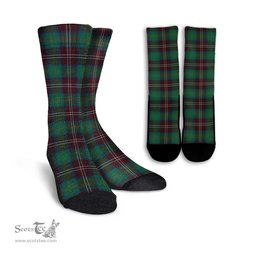 ScotsTee Shop Scottish Chisholm Hunting Ancient Clan Tartan Socks For Men & Women