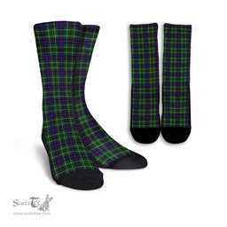 ScotsTee Shop Scottish Duncan Modern Clan Tartan Socks For Men & Women