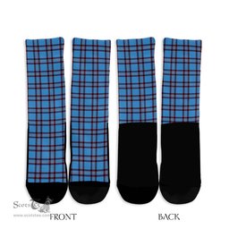 ScotsTee Shop Scottish Elliot Ancient Clan Tartan Socks For Men & Women