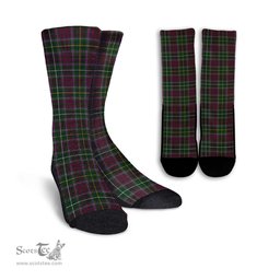 ScotsTee Shop Scottish Crosbie Clan Tartan Socks For Men & Women