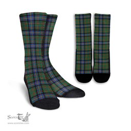 ScotsTee Shop Scottish Cochrane Ancient Clan Tartan Socks For Men & Women