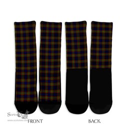ScotsTee Shop Scottish Clelland Modern Clan Tartan Socks For Men & Women