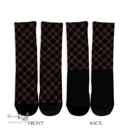 ScotsTee Shop Scottish Clelland Modern Clan Tartan Socks For Men & Women