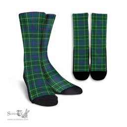 ScotsTee Shop Scottish Duncan Ancient Clan Tartan Socks For Men & Women
