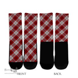 ScotsTee Shop Scottish Cunningham Dress Clan Tartan Socks For Men & Women